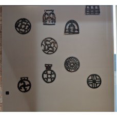 Merovingian decorative discs and mounts